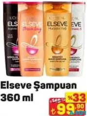 ELSEVE ŞAMPUAN 360 ML ELSEVE ŞAMPUAN 360 ML